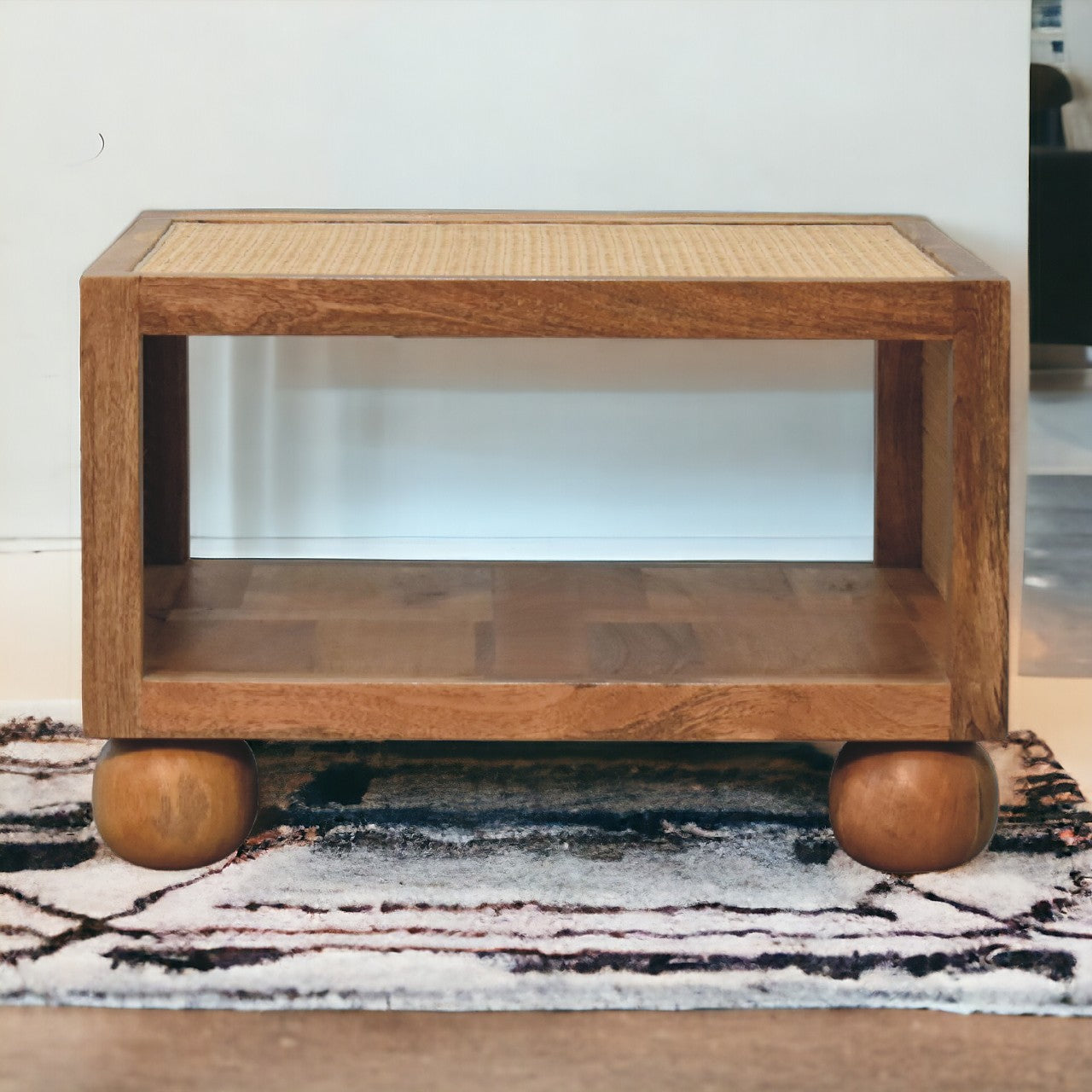 Larissa Small Coffee Table | Oak Solid Mango Wood