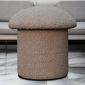 Mud Boucle Mushroom Footstool