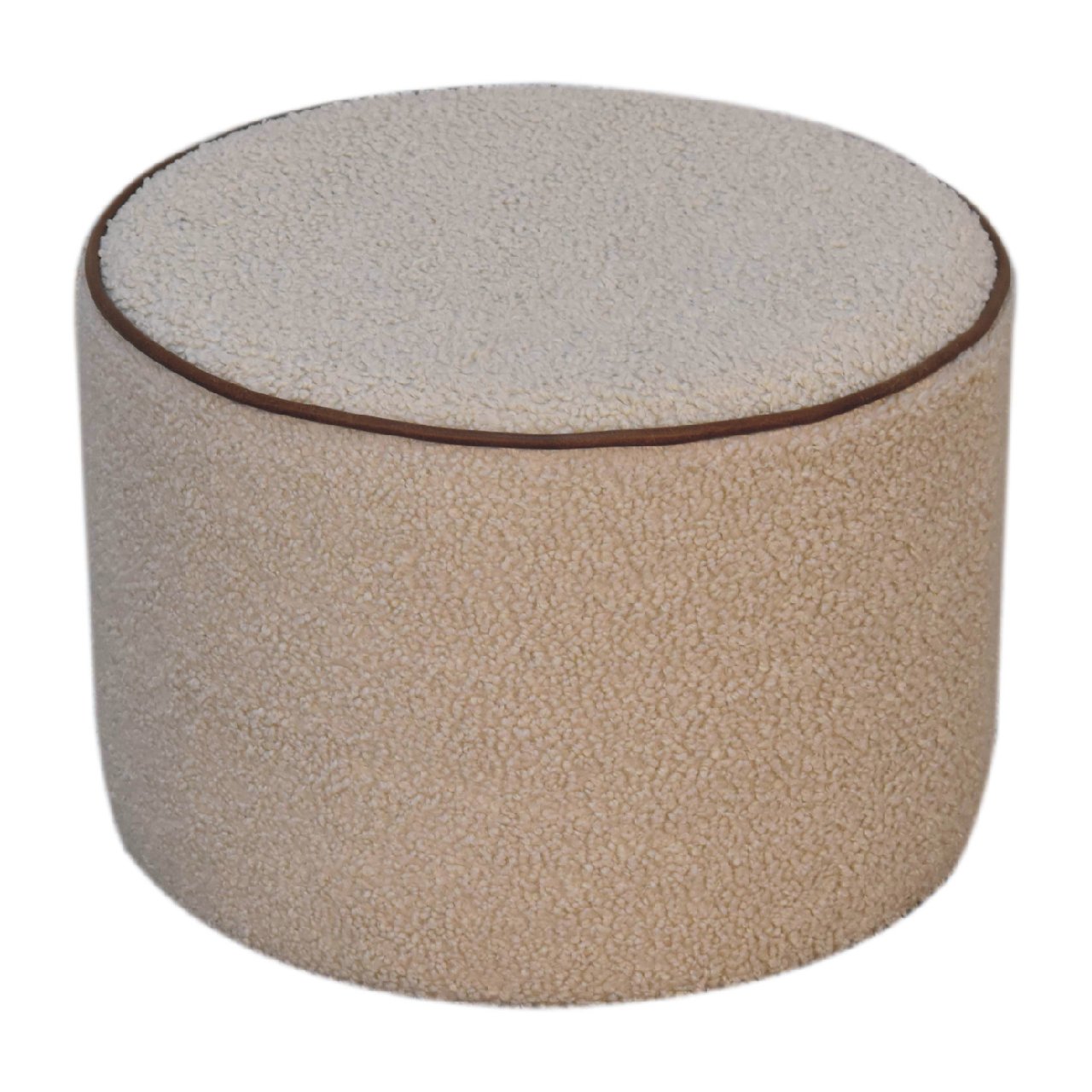 Serenity Large Round Footstool | Boucle