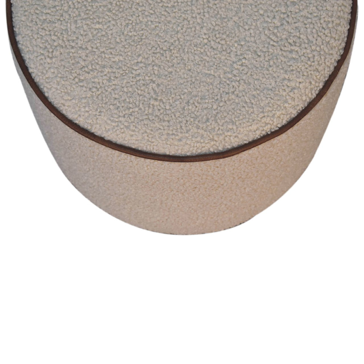 Serenity Large Round Footstool | Boucle