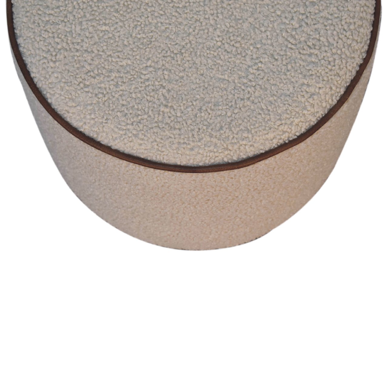 Serenity Large Round Footstool | Boucle
