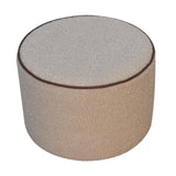 Serenity Large Round Footstool | Boucle