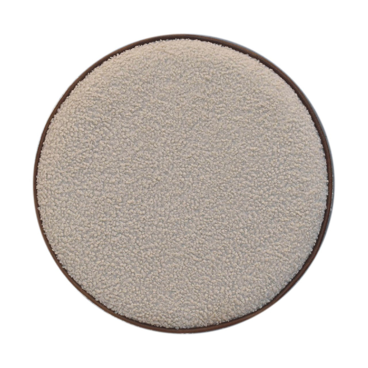 Serenity Large Round Footstool | Boucle