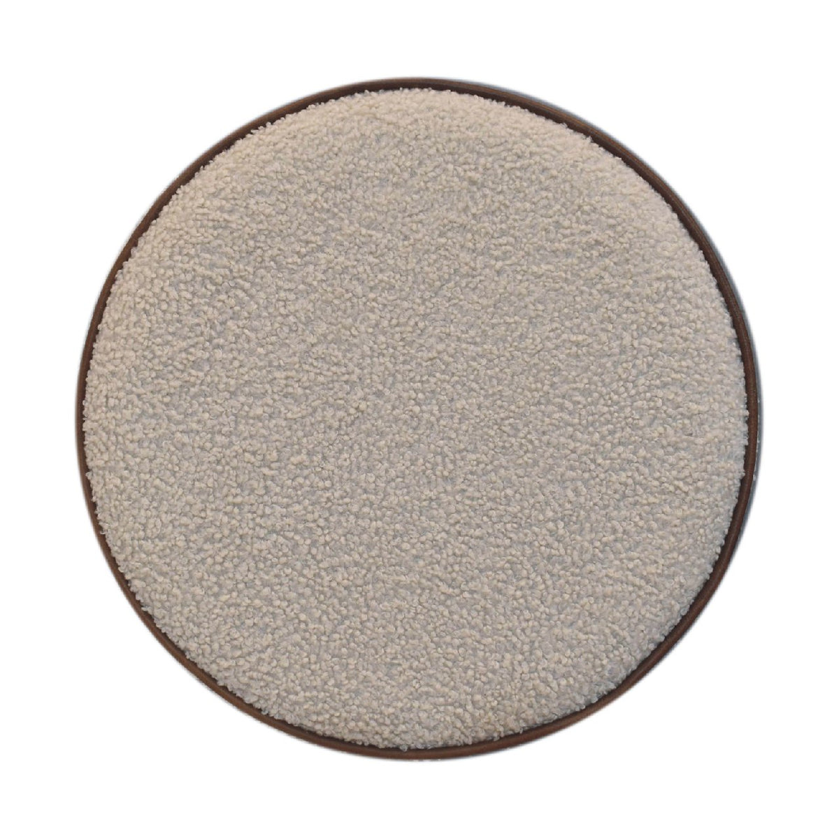 Serenity Large Round Footstool | Boucle