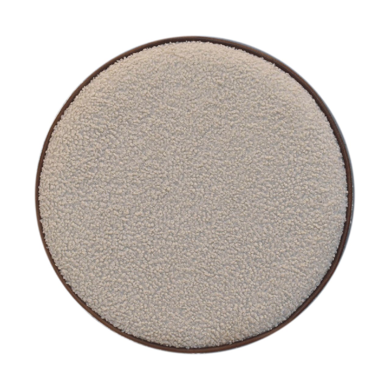 Serenity Large Round Footstool | Boucle