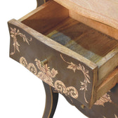 Coroner Bedside Table | Hand-Painted Solid Mango Wood