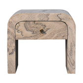 Nouveau Bedside Table | Oak-Ish Solid Mango Wood