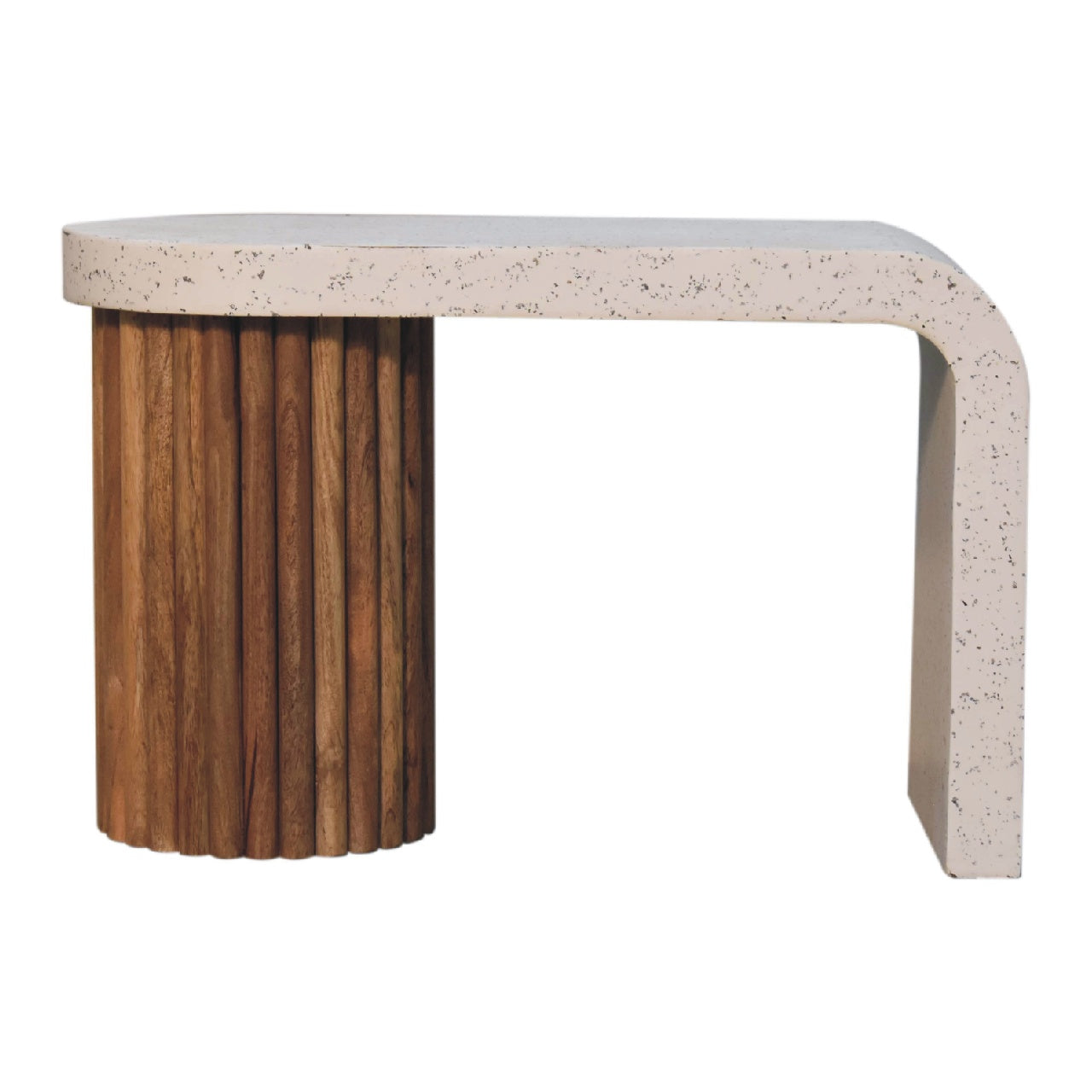 Serenity Terrazzo Coffee Table | Oak-Ish Solid Mango Wood