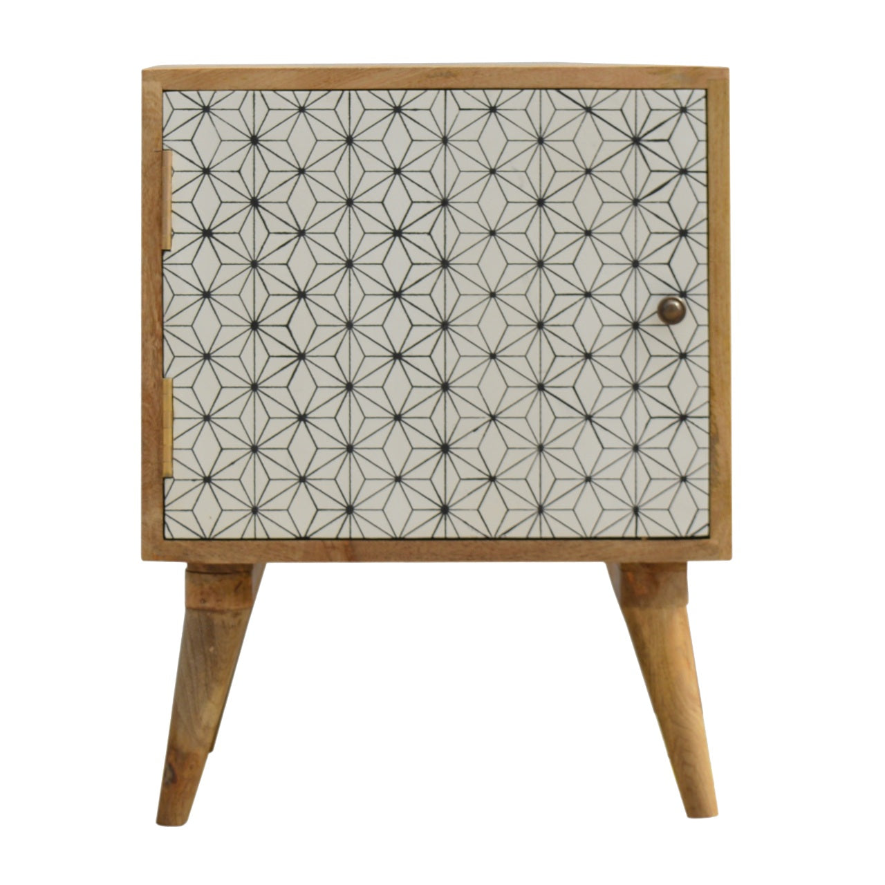 Prima Door Bedside Table | Oak-Ish Mango Wood