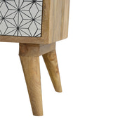 Prima Door Bedside Table | Oak-Ish Mango Wood