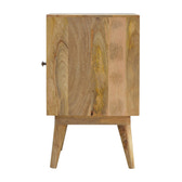 Prima Door Bedside Table | Oak-Ish Mango Wood