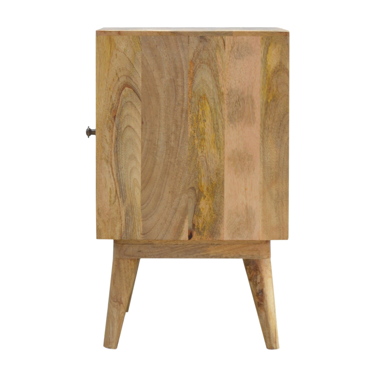 Prima Door Bedside Table | Oak-Ish Mango Wood