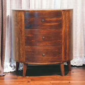 Odyssey Chest of Drawers | Chestnut Solid Mango Wood