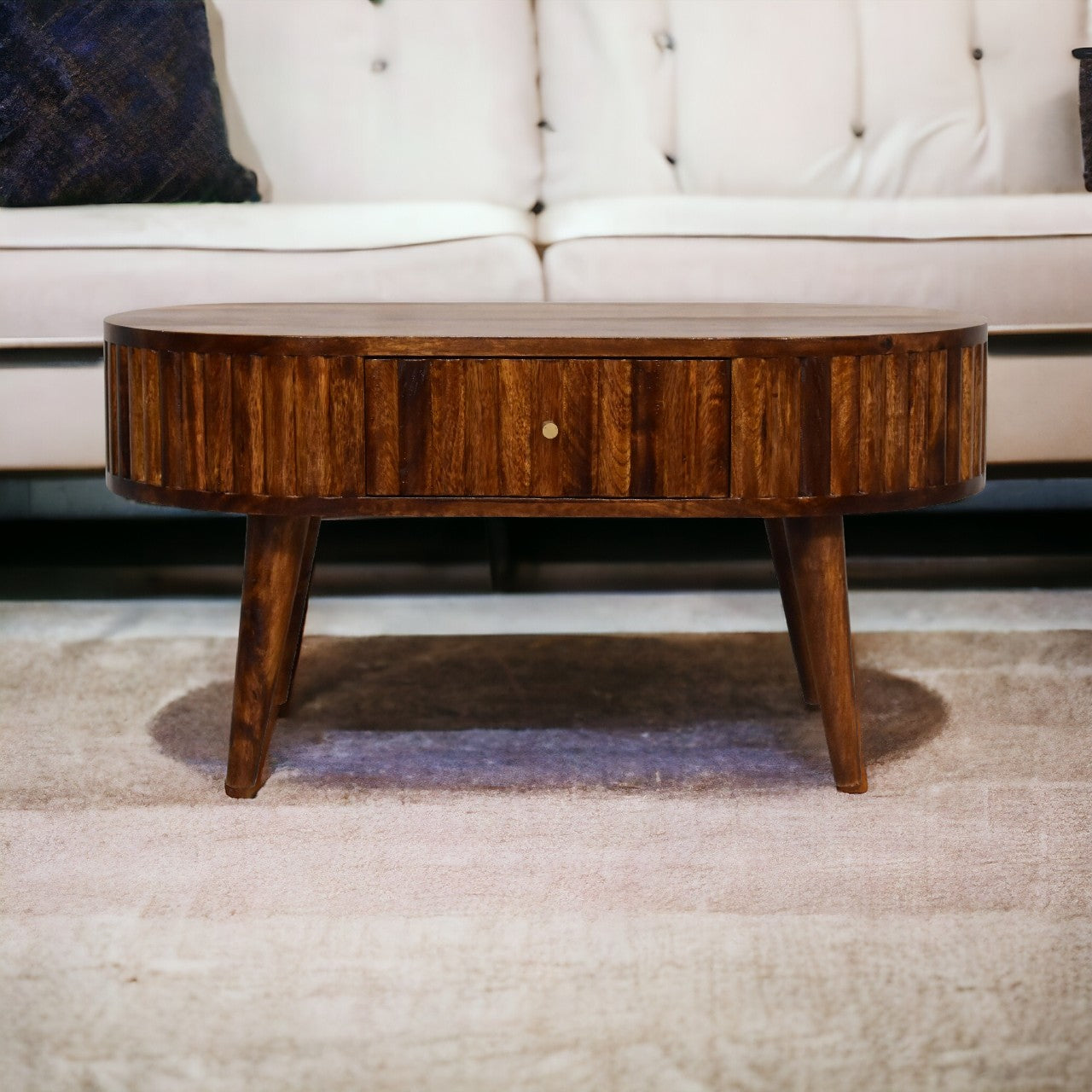 Stripe Chestnut Coffee Table