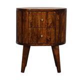 Stripe Chestnut Bedside Table Default Title