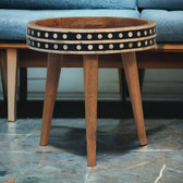 Mini Pattern Nordic End Table Accent Piece