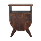 Split Chestnut Bedside Table