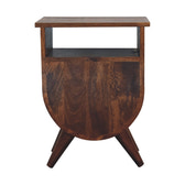 Split Chestnut Bedside Table