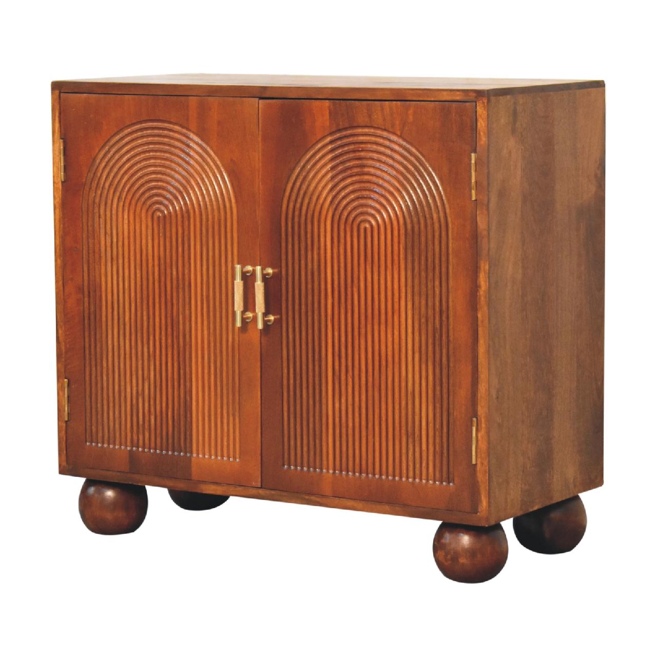 Tula Console Table | Chestnut Solid Mango Wood