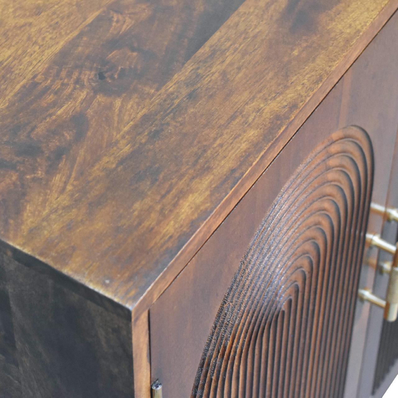 Tula Console Table | Chestnut Solid Mango Wood