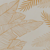 Leaf Screen-printed Bedside Table