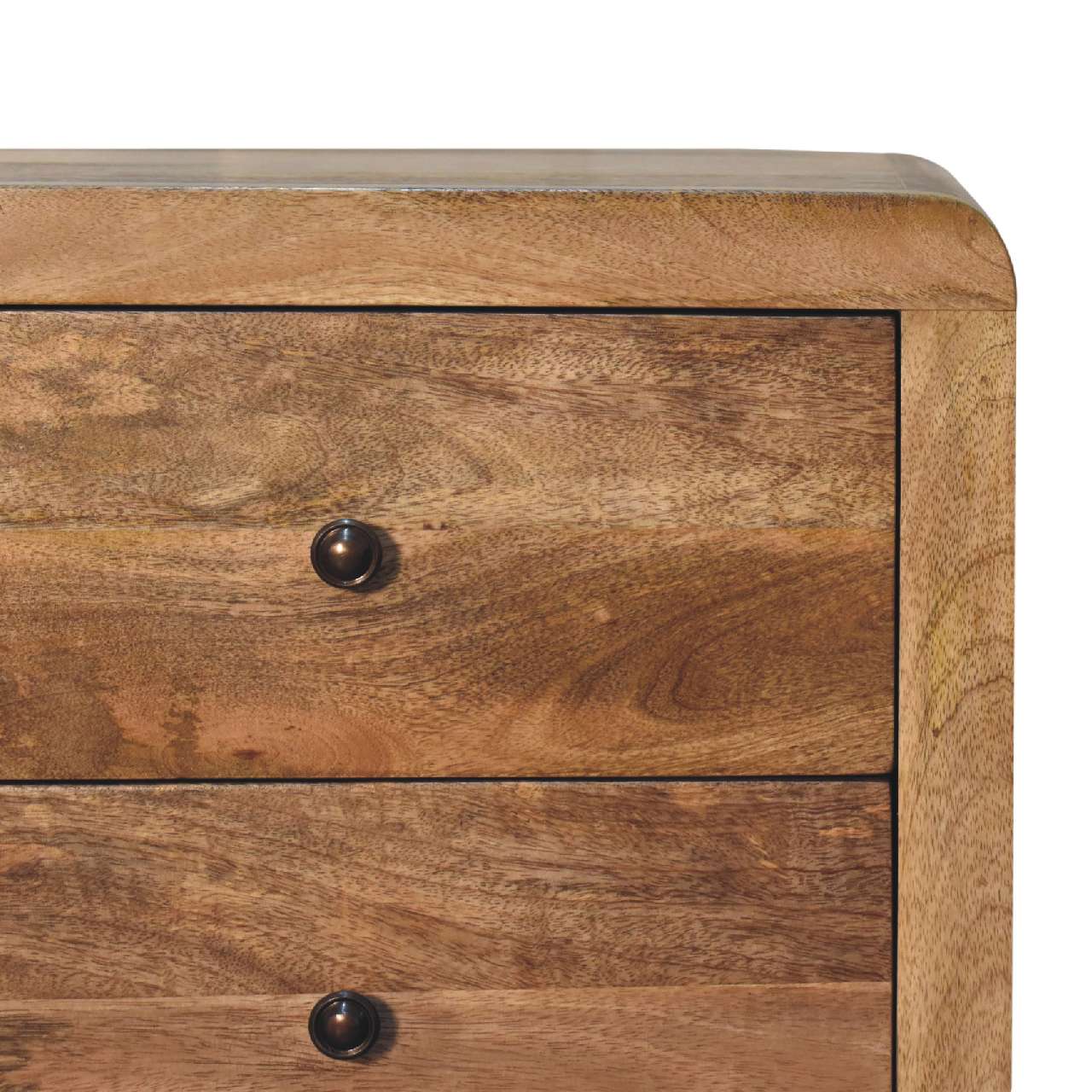 Aspen Oak-ish 3-Drawer Bedside Table