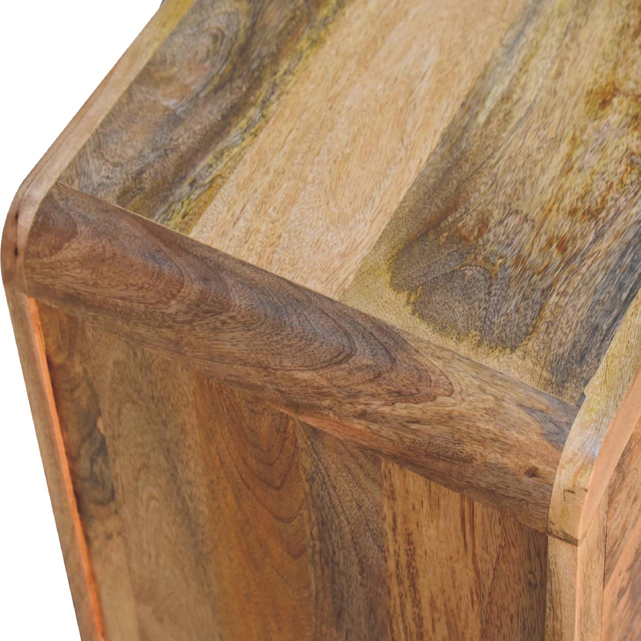 Aspen Oak-ish 3-Drawer Bedside Table