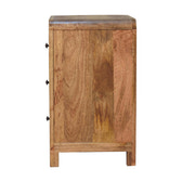 Aspen Oak-ish 3-Drawer Bedside Table