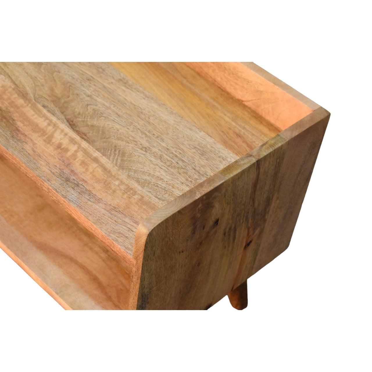 Oak-ish Nordic Storage Bench | Hidden Storage