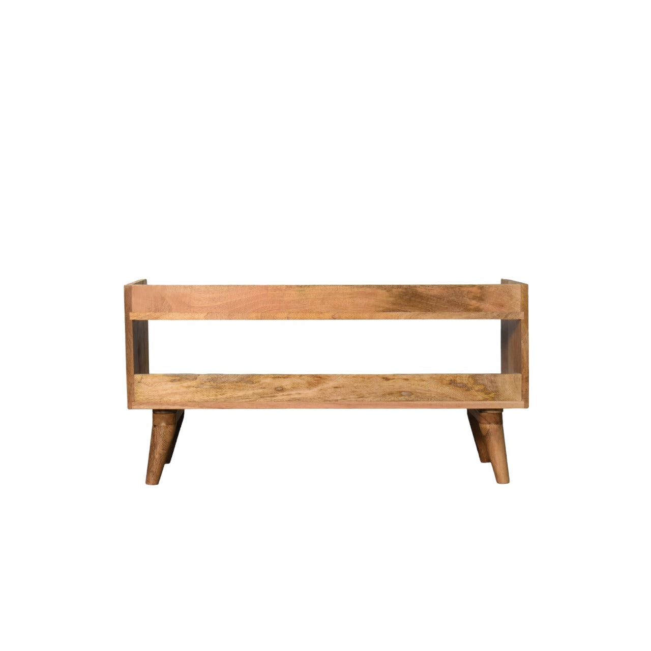 Oak-ish Nordic Storage Bench | Hidden Storage