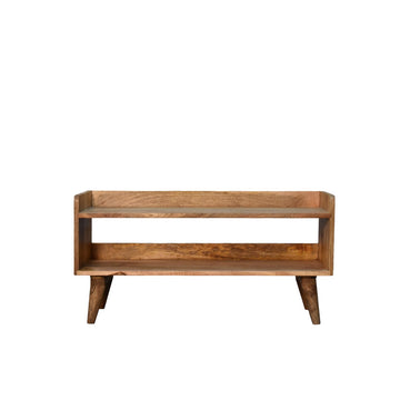 Oak-ish Nordic Storage Bench | Hidden Storage