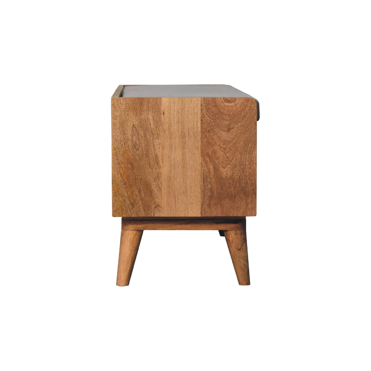 Oak-ish Nordic Storage Bench With Mud Linen | Hidden Storage