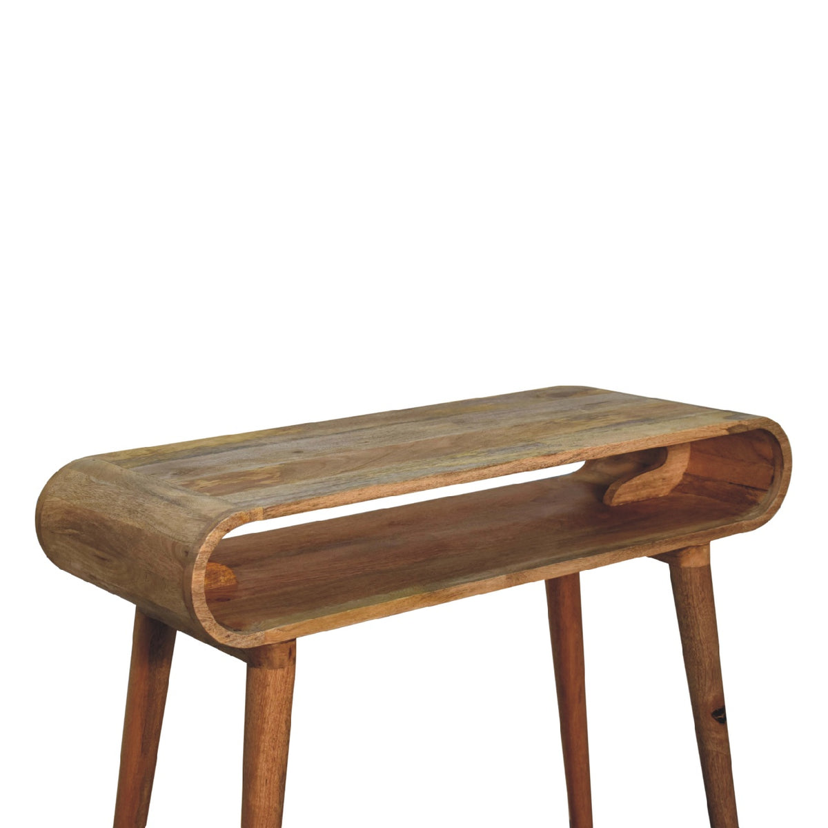 Amaya Oak-ish Nordic Style Console Table | Chestnut Mango Wood