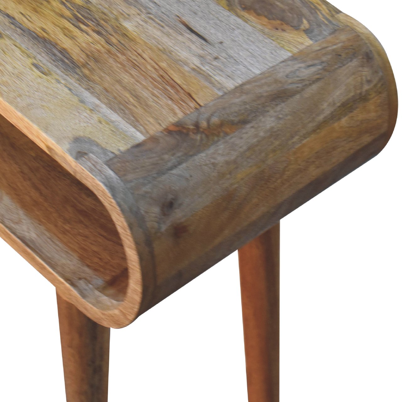 Amaya Oak-ish Nordic Style Console Table | Chestnut Mango Wood