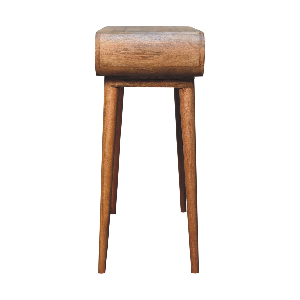 Amaya Oak-ish Nordic Style Console Table | Chestnut Mango Wood