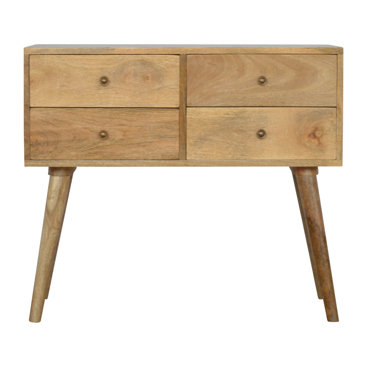 Nordic 4-Drawer Console Table
