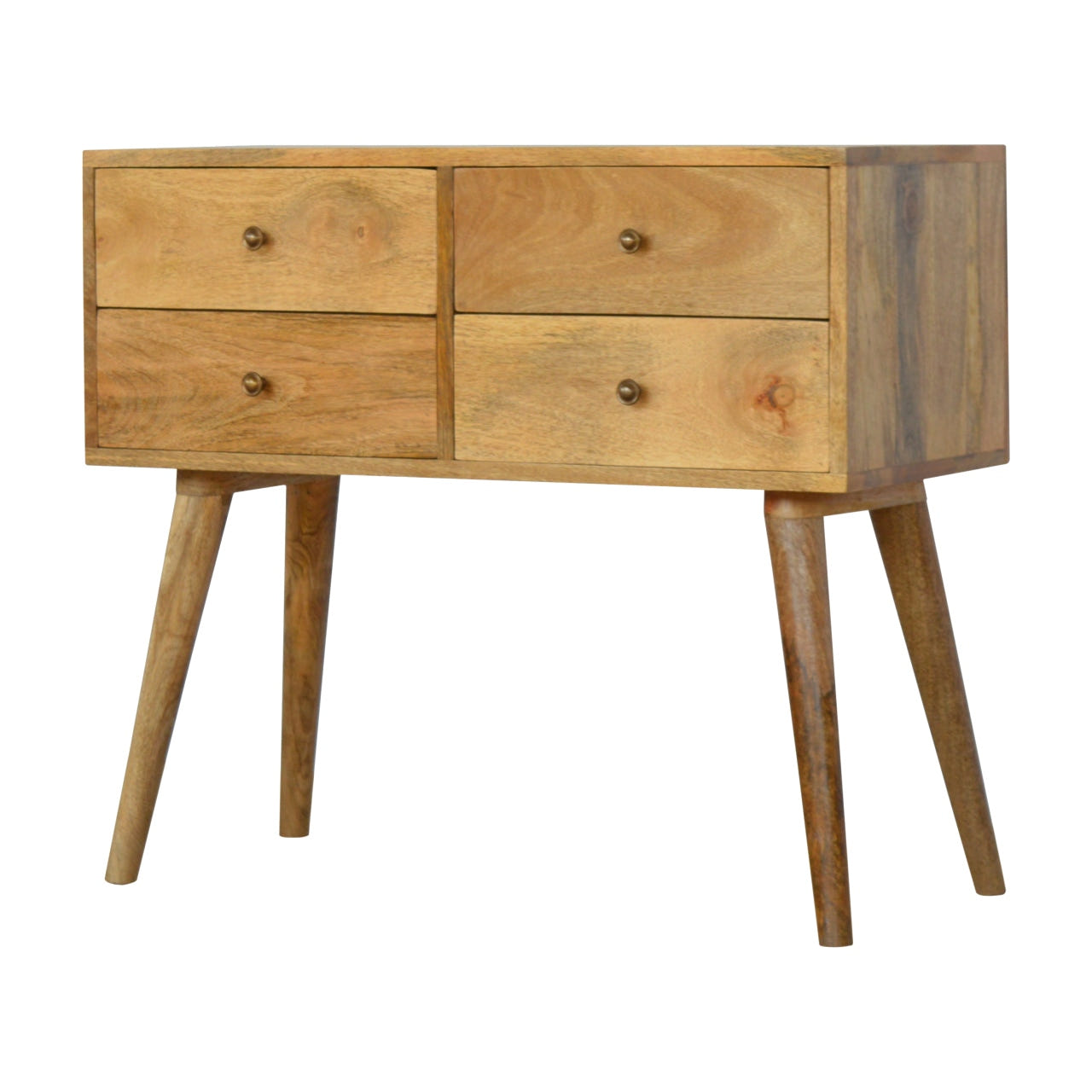Nordic 4-Drawer Console Table