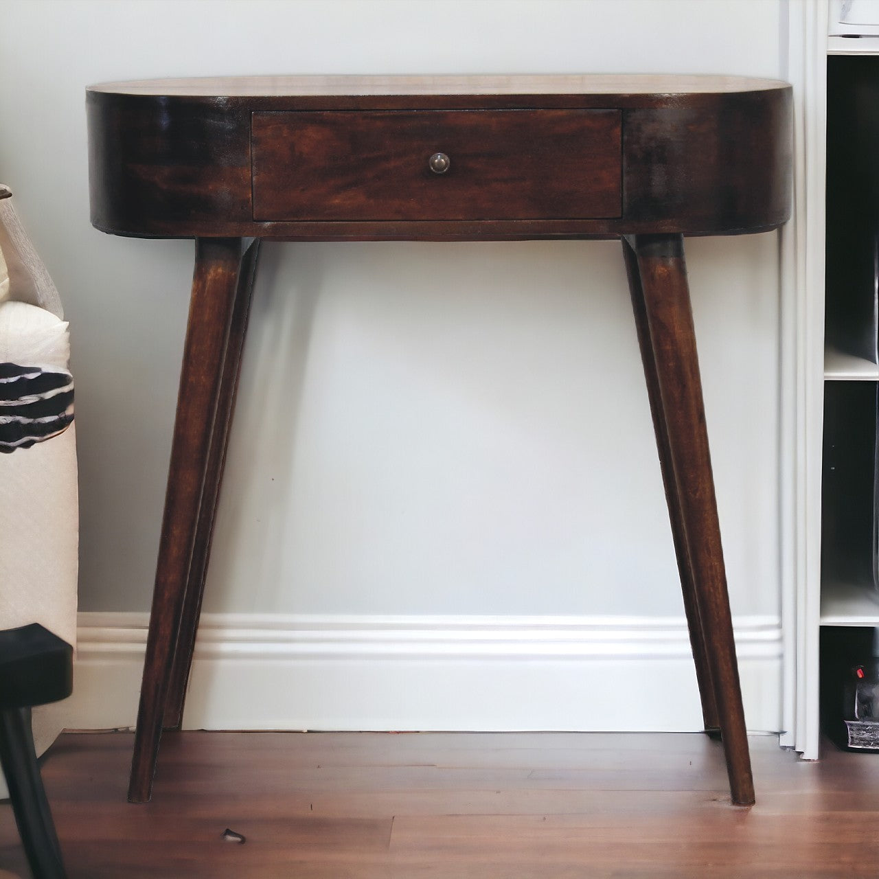 Albion Light Walnut Console Table