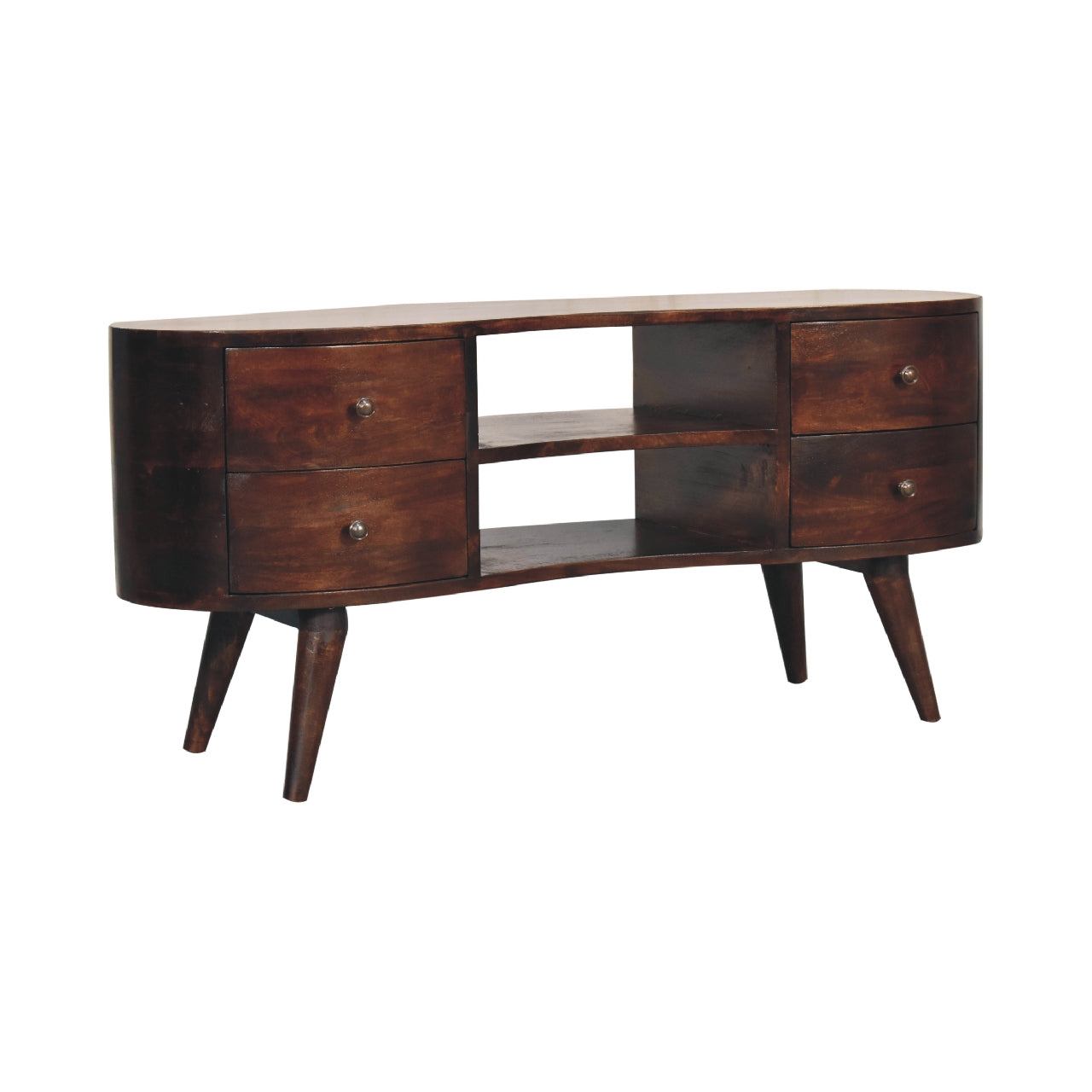Walnut Wave Entertainment Unit