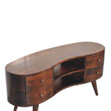 Walnut Wave Entertainment Unit