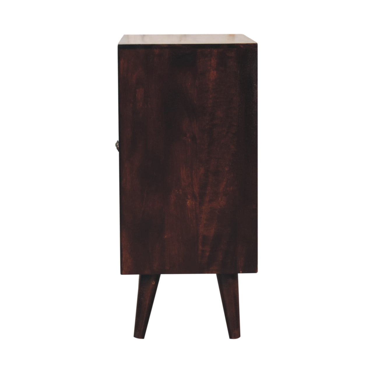 Mini Pineapple Carved Walnut Cabinet
