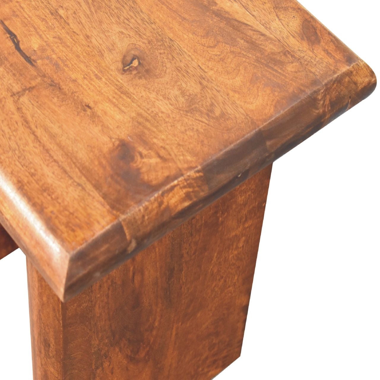 Rio Side Table Accent Piece | Chestnut Mango Wood