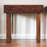 Tula Console Table | Chestnut Solid Mango Wood