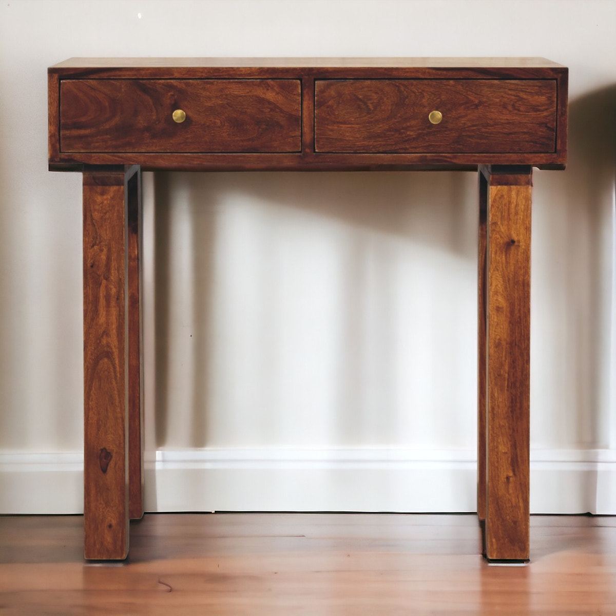 Tula Console Table | Chestnut Solid Mango Wood