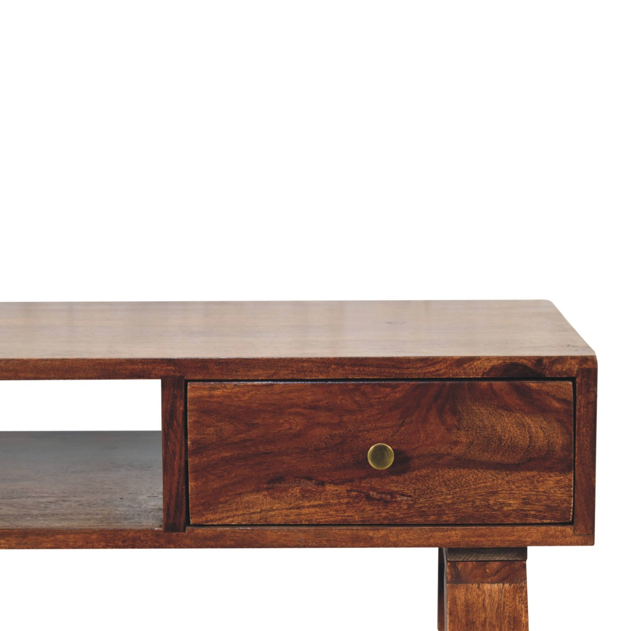 Tula Writing Desk | Chestnut Solid Mango Wood