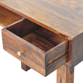 Tula Writing Desk | Chestnut Solid Mango Wood