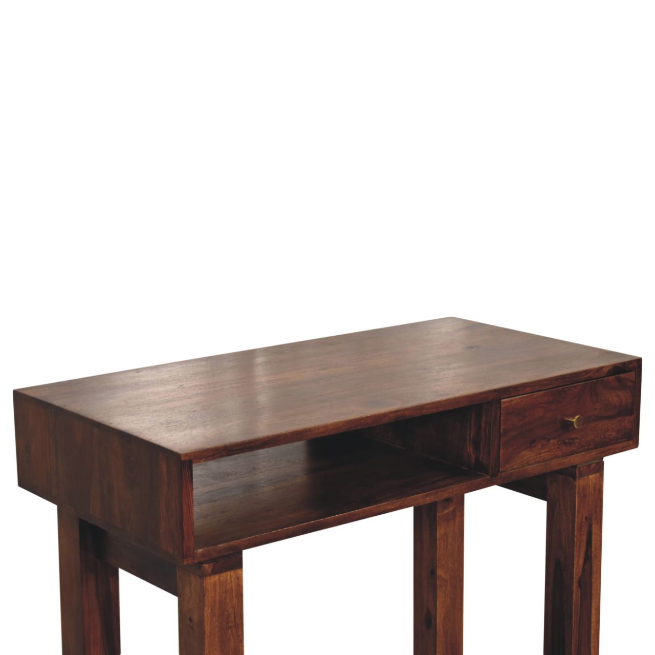 Tula Writing Desk | Chestnut Solid Mango Wood