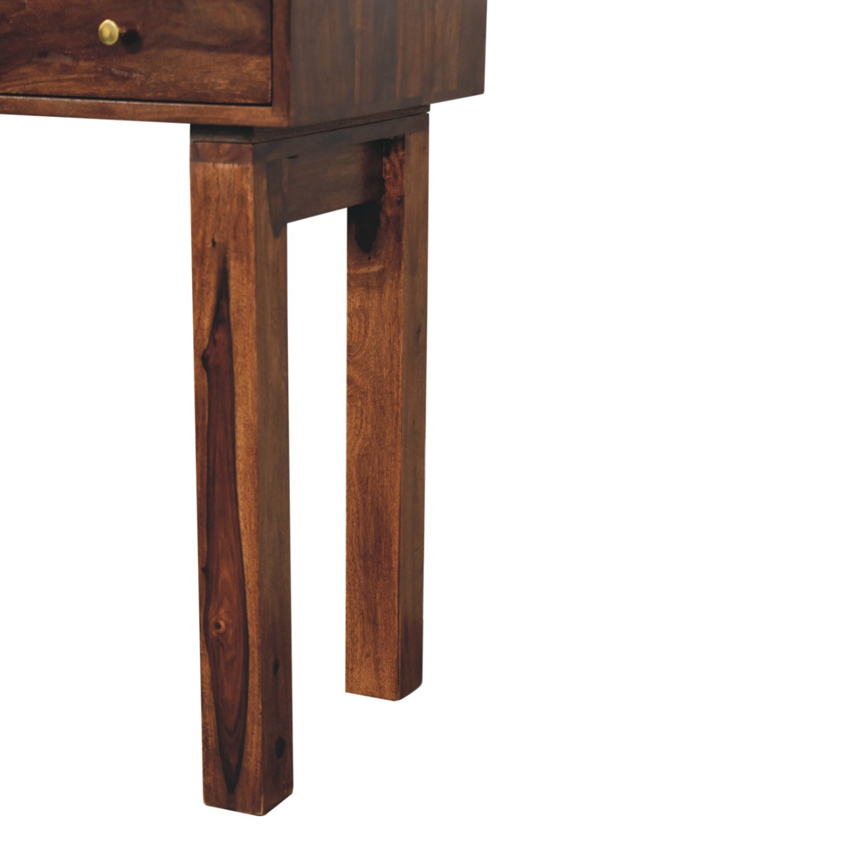 Tula Writing Desk | Chestnut Solid Mango Wood