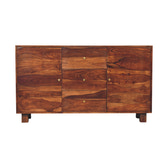 Tula Sideboard Chest of Drawers | Chestnut Solid Mango Wood