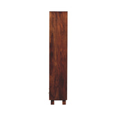 Tula Bookcase Chest of Drawers | Chestnut Solid Mango Wood